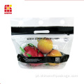 Saco de embalagem de frutas e legumes com ziplock